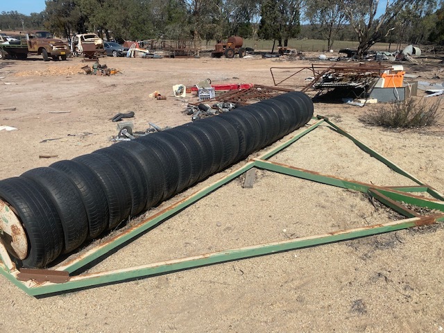 Rubber Tyre Roller 15 Feet