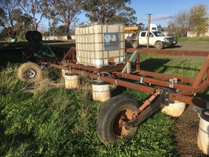 Furrow sprayer