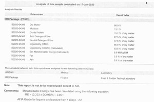 Balansa & Rye Pasture Hay 8x4x3 Bales