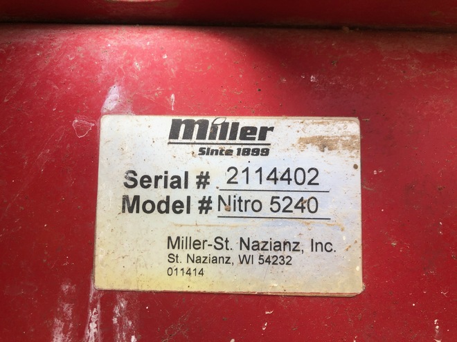 2014 Miller Nitro 5240 Self Propelled Sprayer