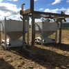 Portable Grain or Pellet Hopper with Solid Galvanised Stand