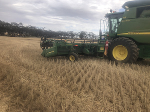John Deere 9660 STS with 960 D Front