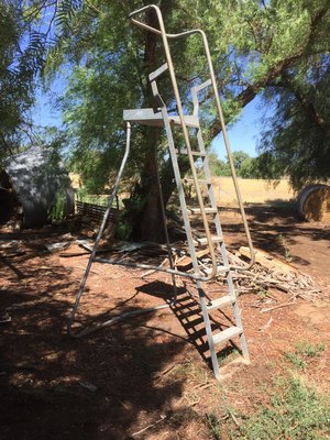 Overhead Diesel Tank ladder