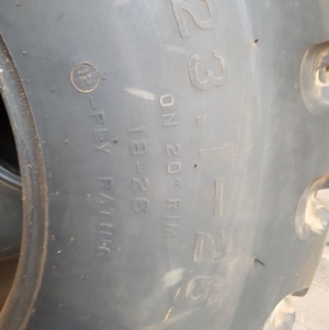 Pair of Firestone  23.1 - 26   12 Ply tyres for sale $700+ for Pair