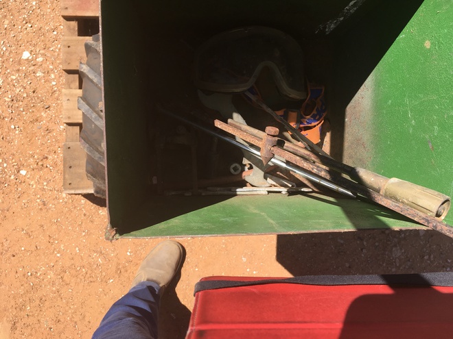 Under Auction - (A132) - Gas Bottle Trolley, Leads and Gauges 