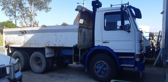 Scania tipper