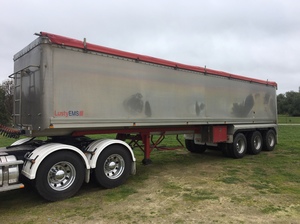 2004 Lusty 36' x 6' EMS TOA Aluminum Tipper ##PRICE REDUCED##