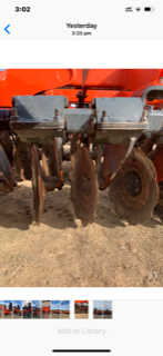 Under Auction - 48 Plate Kuhn 6003 Speed Disc Optimer Plus - To Be Auctioned on 01/10/19 