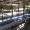 2016 20' 3x1 Stock Crate on a Marlin Tri Axle Dog Trailer