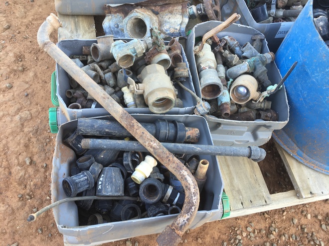 Under Auction - (A132) - Pallet of Assorted Used Plumbing 