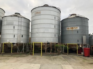Nelson grain silos x 3