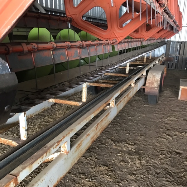 Claas 25Ft Flex Front For Sale w Trailer