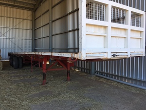 45' Flat Top Tri Axle Trailer