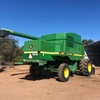 John Deere 9600 Header & 936R Front with Trailer