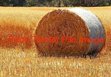 300 x Barley Hay 400kg 5x4 Round Bales