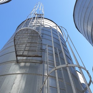 120 Cubic M Nelson Pellet Silo's
