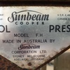 Sunbeam WP-B 12 Electric Wool Press