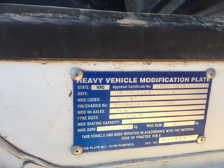 stock crate and truck