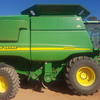 John Deere 9650 with MacDon 973 Front