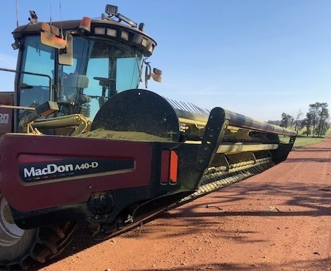 Comb trailer to suit 18ft MacDon A40D sickle front or similar wanted