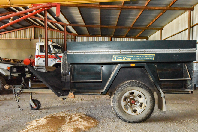 Under Auction - Track Shack Camper Trailer - To Be Auctioned on 01/10/19 