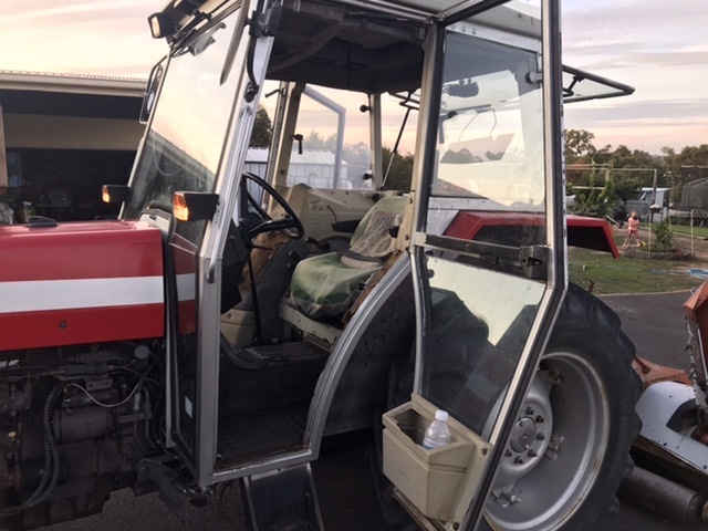Massey Fergusen 362 Tractor and Howard Slasher
