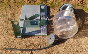 Westfalia MFN Glass Milk Receival Unit and Sanitary Trap.