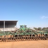 54ft Smale Multi-Vator Seeder Bar with 2640 Air Seeder Cart