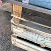 Wooden Fruit Bins with door