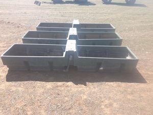 3 Polymaster 450L Water troughs