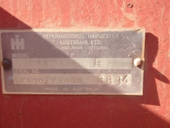 28 run IH511 combine