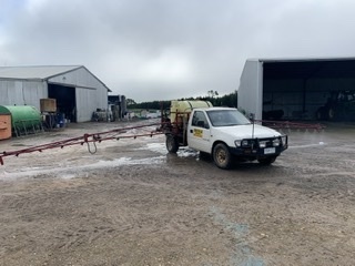 Hardi 12 m Ute mounted boomspray