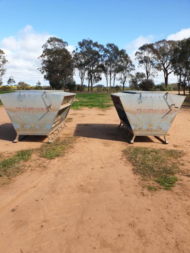 3 x 1.5 Tonne Paton Sheep Feeders