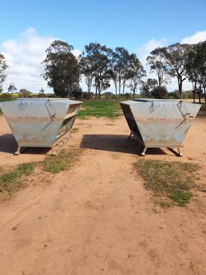 3 x 1.5 Tonne Paton Sheep Feeders