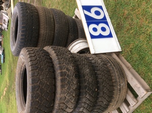 Under Auction (A129) - 15 and 16 inch Tyres With Tread