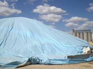 BUNKER TARP  50M X 20M   (CANVACON POLY-FABRIC) NEW CONDITION