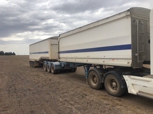 2012 GLT chassis tipper and 1996 Tefco Chassis 