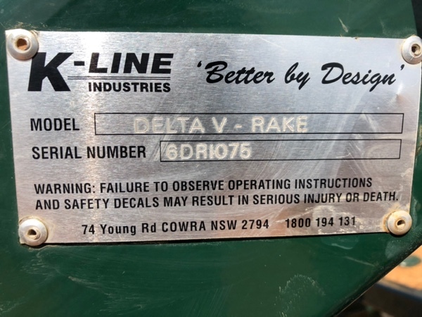 10 wheel V rake