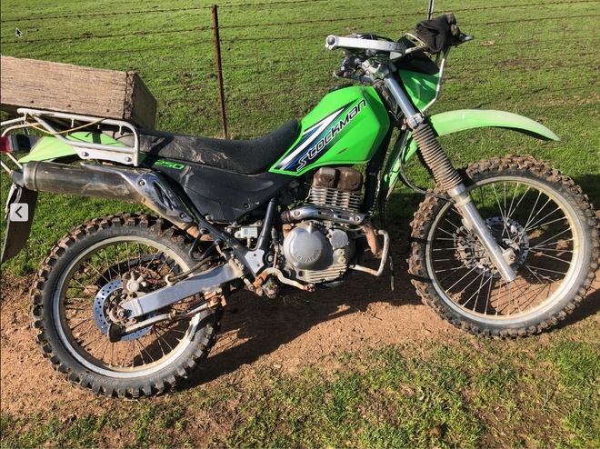 Kawasaki 250 Stockman Motor Bike