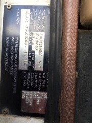 International Acco 1950C Lazy Axle Diesel truck  