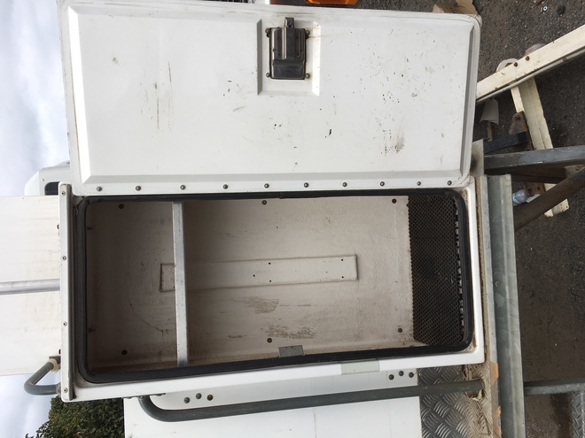 Crew Seat Pod, suitable for mounting to truck or trailer. 