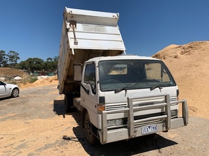 SOLD - Mazda Tip Truck - Standard Tipping Body (3 cubic metre Sand or Soil) - 2% Buyers Premium on all lots