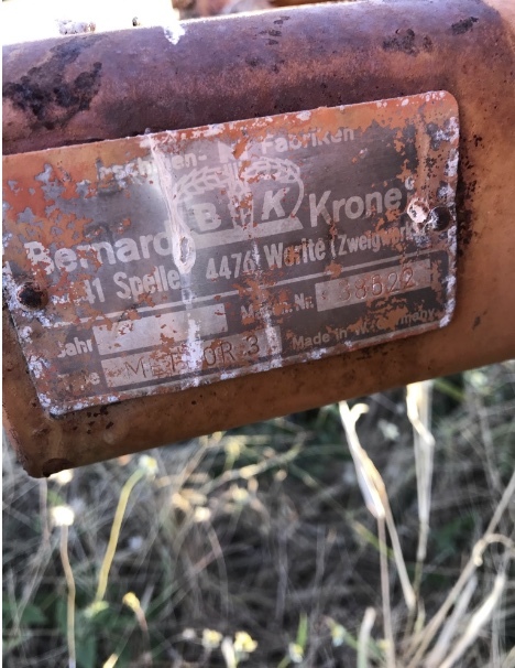 Krone 4 furrow Plough