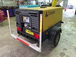 Compair C38 130 cfm at 102 psi pressure on a 2 wheel road tow chassis with road lights Ex Govt machine with genuine 204 hrs