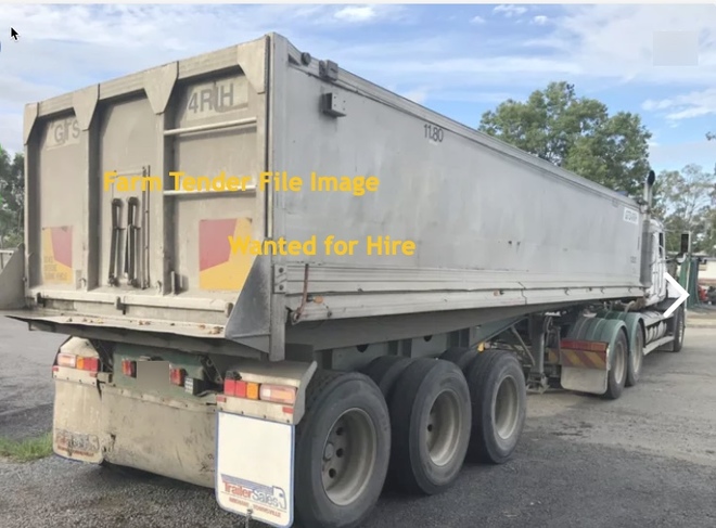 Hire of a Grain Tipper