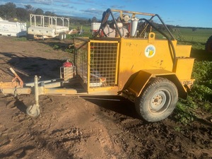 2001 Fuel Trailer With Rego Cages Toolbox and Brakes