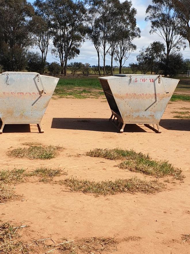 3 x 1.5 Tonne Paton Sheep Feeders