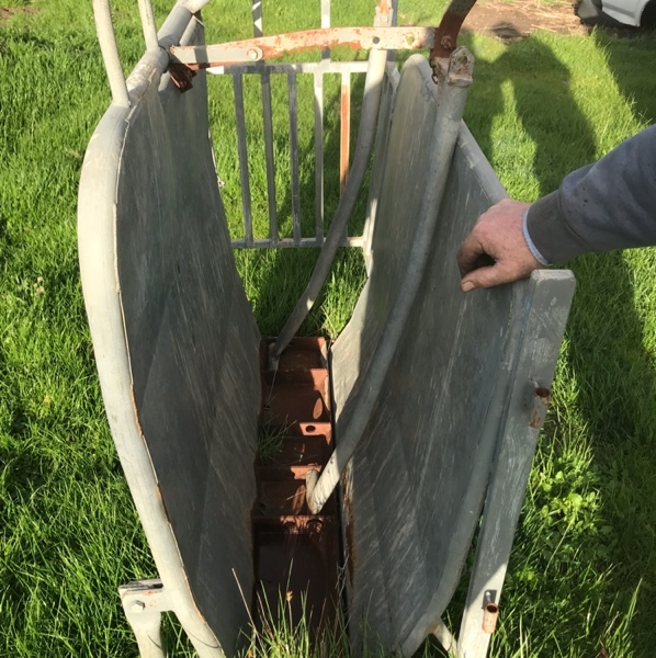 Mobile calf cradle and gates for sale