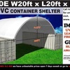 C2020 / C2040 New unused PVC Dome Container Shelter for use with 20 and 40 ft containers