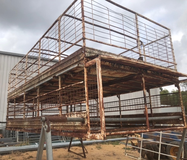 16ft 2 Deck Stock Crate